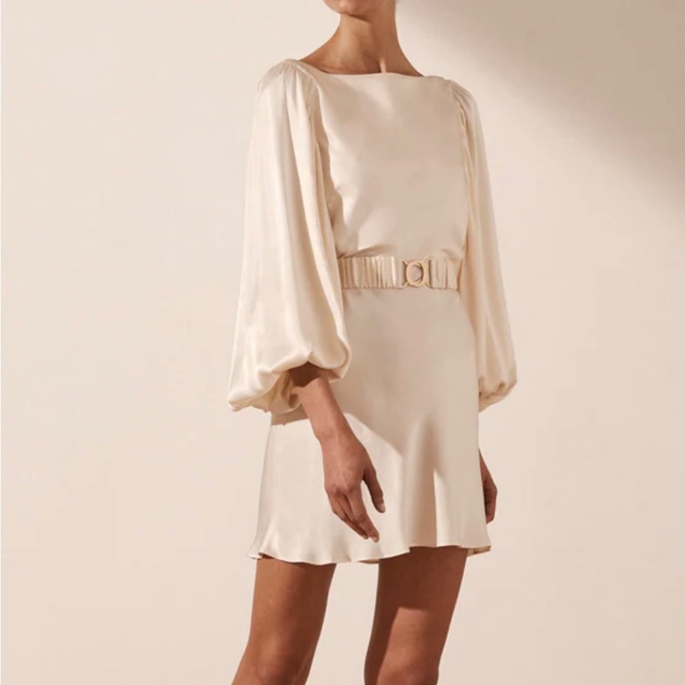 Shona Joy La Lune Belted Mini Dress